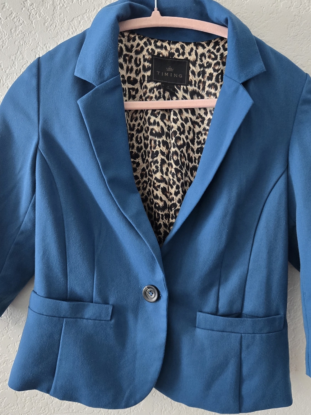Timing Women's Teal Blazer Jacket